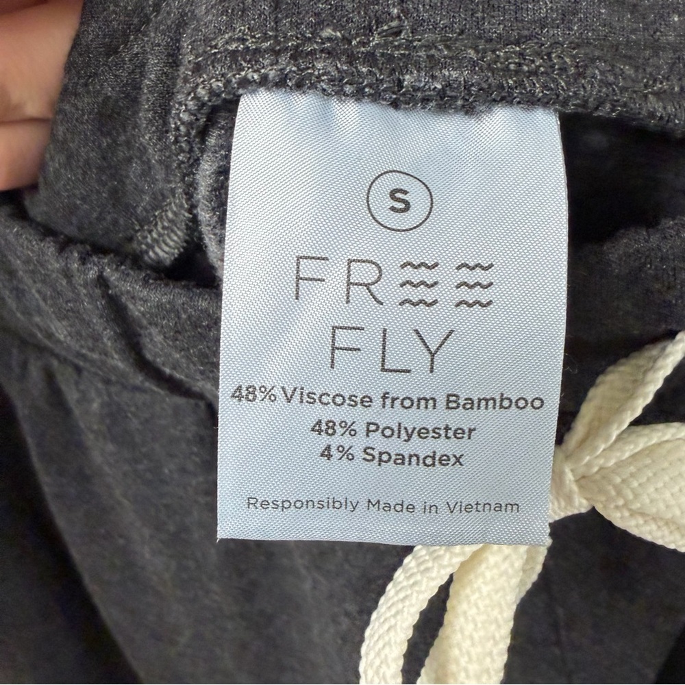 Free Fly Set Bamboo Mock Neck Pullover / Jogger Size Small Dark Gray - Picture 8 of 12